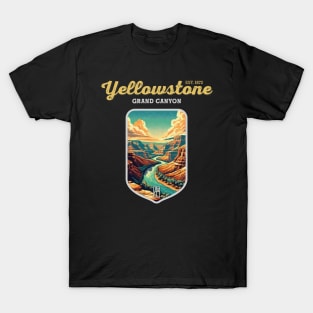 USA - NATIONAL PARK - YELLOWSTONE Grand Canyon of the Yellowstone - 1 T-Shirt